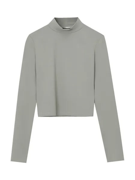 Лонгслив Pull&Bear, серый