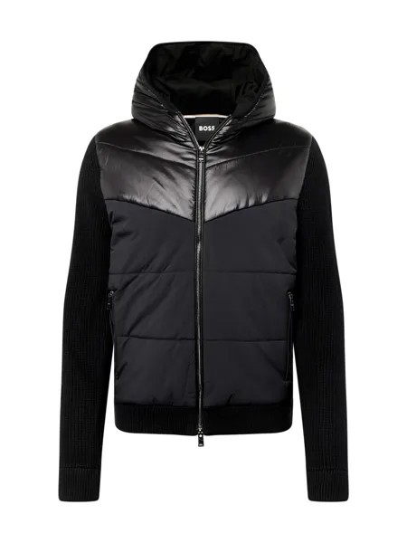 Межсезонная куртка BOSS Black Merito, черный