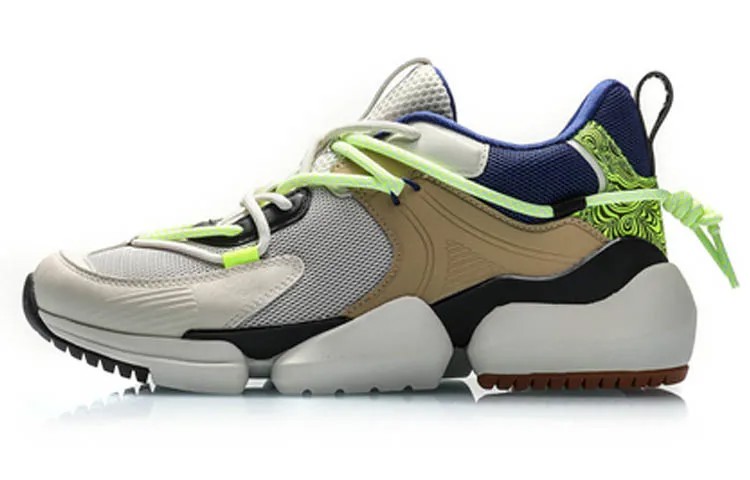 LINING CF Lifestyle Shoes Men Low-top Grey/Green
