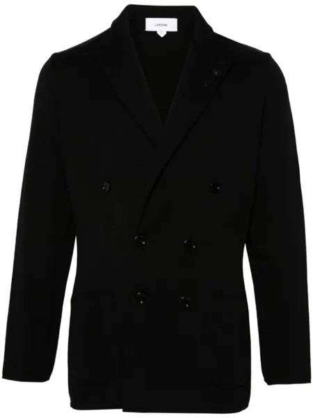 Lardini кардиган с брошью, черный