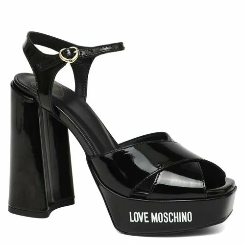 Босоножки LOVE MOSCHINO, размер 37, черный