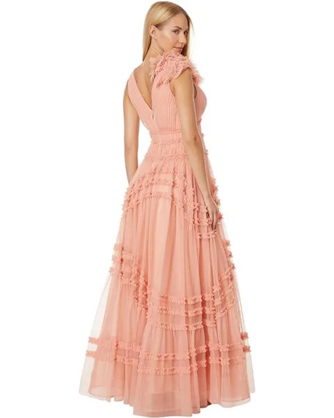 Платье BCBGMAXAZRIA Long Evening Dress, цвет Sunset