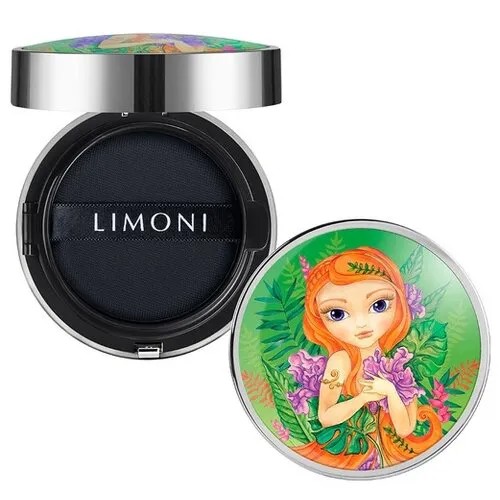 Limoni Тональный флюид All Stay Cover Cushion SPF 35 / PA++ Jungle Princess, оттенок: 01