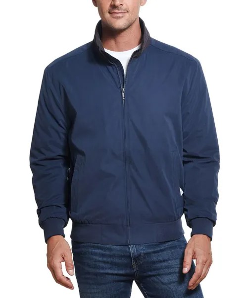 Мужской бомбер из микрофибры Weatherproof, цвет Ink