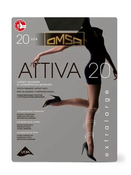 Колготки Oms Attiva 20 XXL