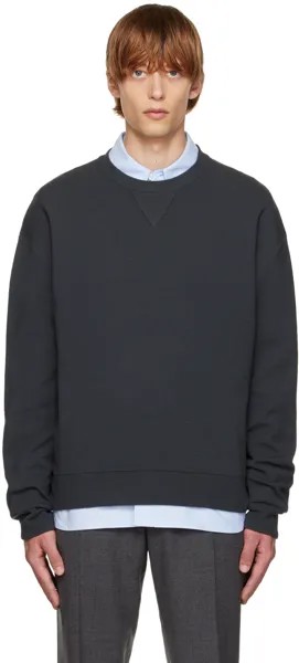 Серый шерстяной свитер Solid Homme