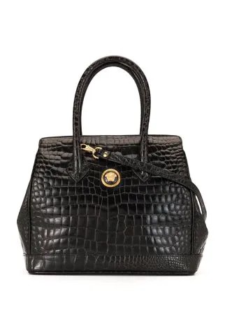 Versace Pre-Owned сумка-тоут с тиснением под кожу крокодила