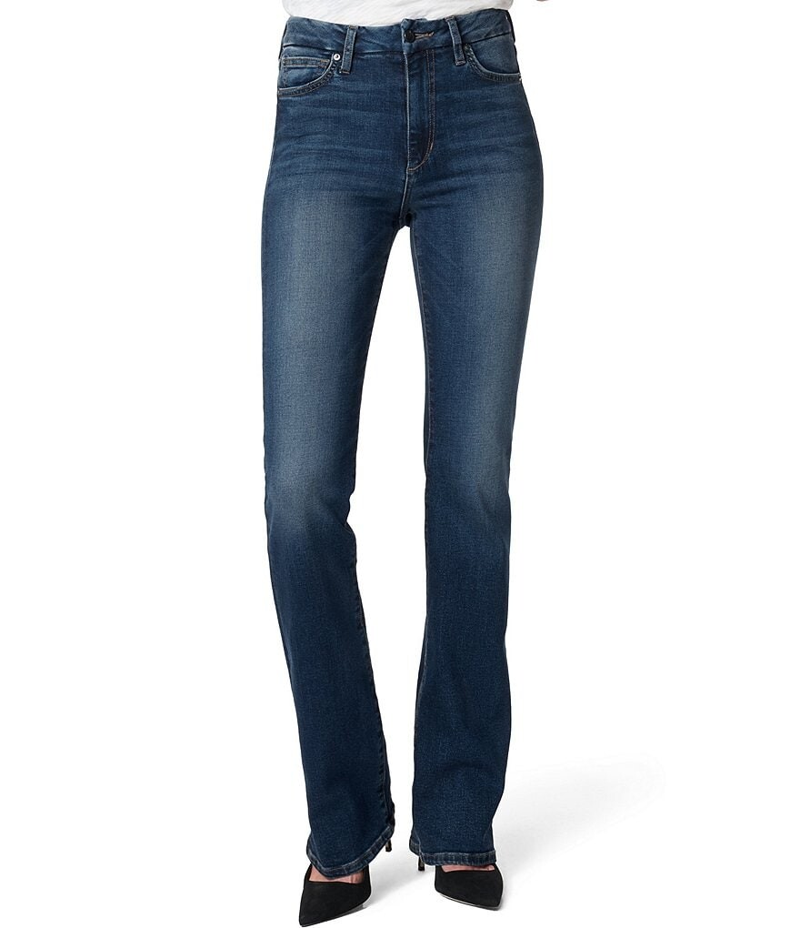 Joe's Jeans Джинсы из эластичного денима с пышной посадкой и высокой посадкой Hi Honey, синий