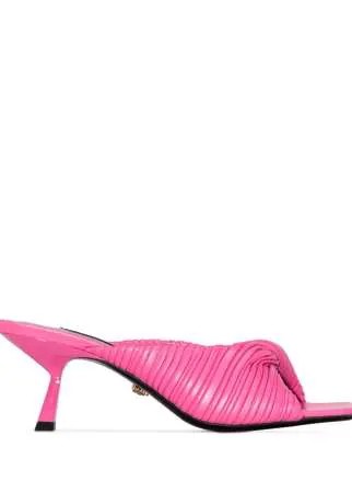 Versace plissé 55mm mules