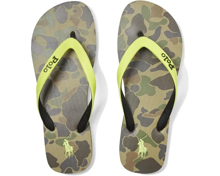 Сандалии Polo Ralph Lauren Bolt Flip-Flop, цвет Frog Skin Camo Print