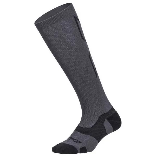 Носки 2XU Vectr Light Cushion 36- long 40 cm, серый