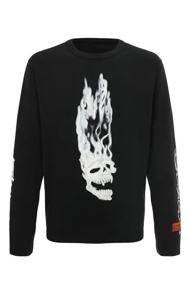 Хлопковый лонгслив Heron Preston