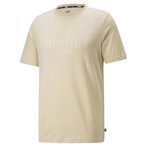 Футболка Puma Essentials Elevated T-shirt, бежевый