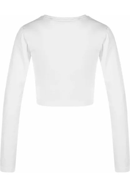 Топ с длинными рукавами CROPPED Alpha Industries, белый