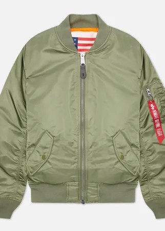 Мужская куртка бомбер Alpha Industries MA-1 Blood Chit, цвет оливковый, размер S