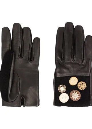 Chanel Pre-Owned перчатки с декоративными пуговицами