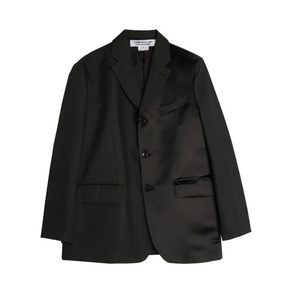 Куртка Comme Des Garçons Comme des Garçons Stripe Asymmetric Jacket, черный