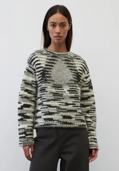 Джемпер Marc O'Polo Longsleeve Round Neck Space, мульти/черный