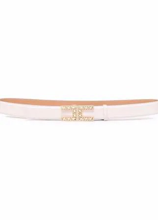 Elisabetta Franchi ремень из искусственной кожи с логотипом