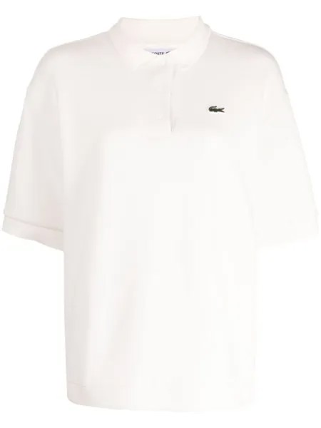 Lacoste рубашка поло с логотипом, белый
