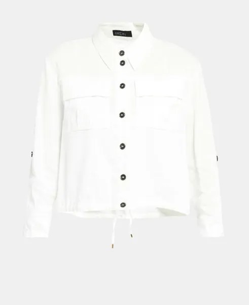 Льняная блузка Marc Cain, цвет Wool White