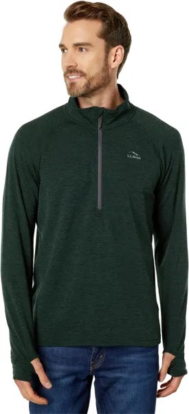 Толстовка Adventure Grid Fleece 1/4 Zip L.L.Bean, цвет Dark Hunter