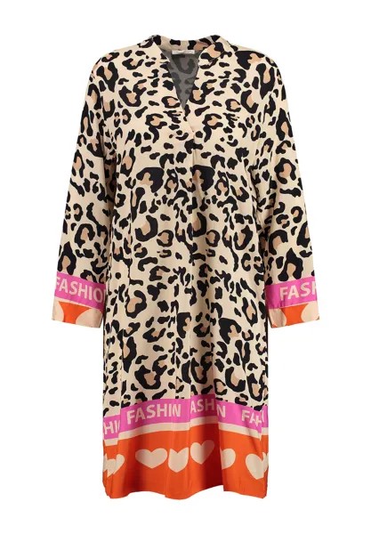 Повседневное платье SAVANNA V-NECK Key Largo, бежевый