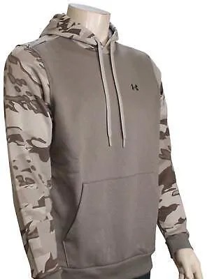 Пуловер с капюшоном Under Armour Rival Bocked — оловянный/серый призрак — новинка