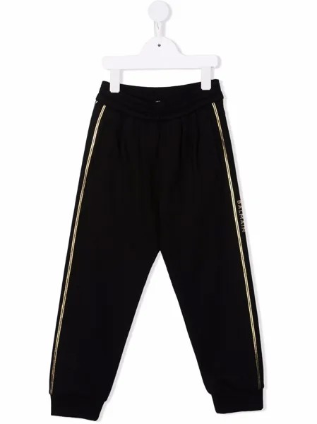Balmain Kids спортивные брюки с лампасами