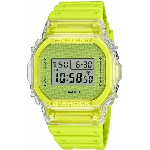 Наручные часы CASIO G-Shock, зеленый, желтый