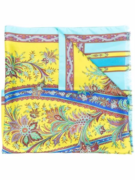 ETRO шелковый платок с узором пейсли