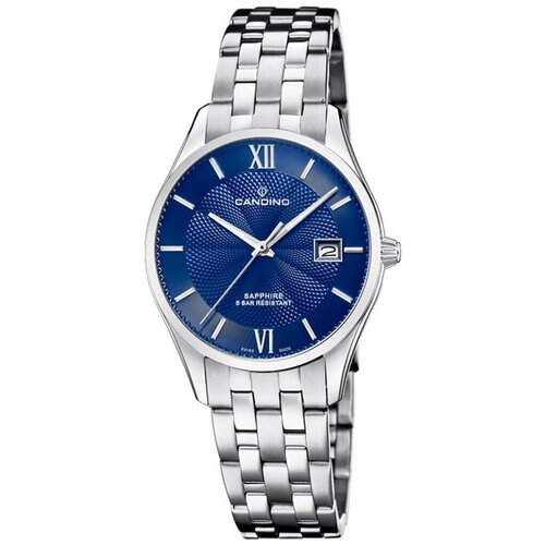Наручные часы CANDINO Elegance Наручные часы Candino C4730/2, серебряный, синий
