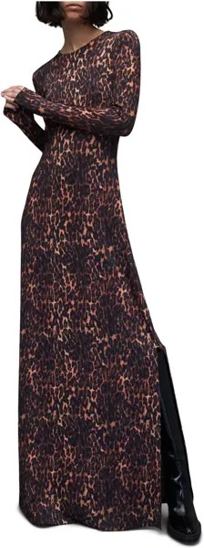 Платье макси Katlyn Evita AllSaints, цвет Natural Brown