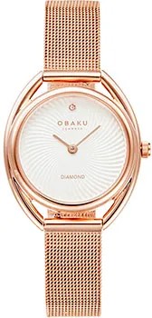 Fashion наручные  женские часы Obaku V286LXVIMV. Коллекция Diamond