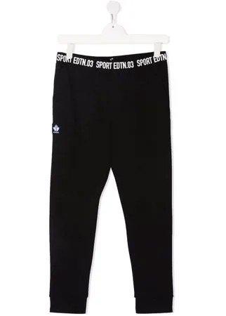 Dsquared2 Kids спортивные брюки с нашивкой-логотипом