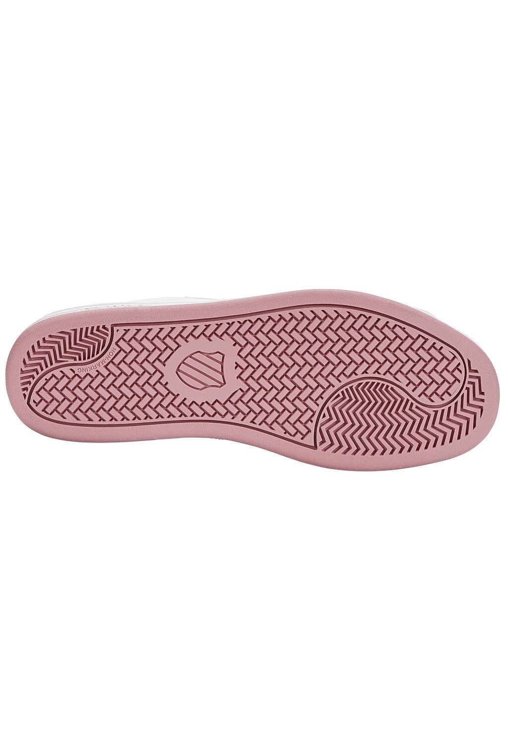 Кроссовки на шнуровке COURT SHIELD K-SWISS, белый
