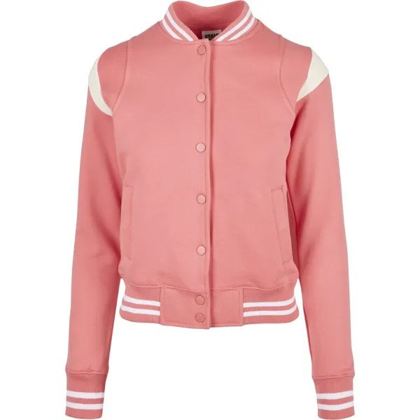 Куртка Urban Classics Inset College-Big, розовый