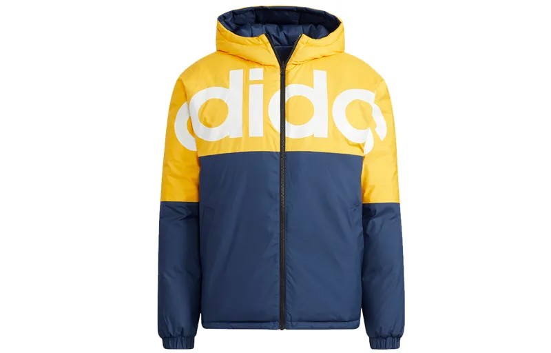 Пуховик мужской золотой Adidas Neo, цвет Gold