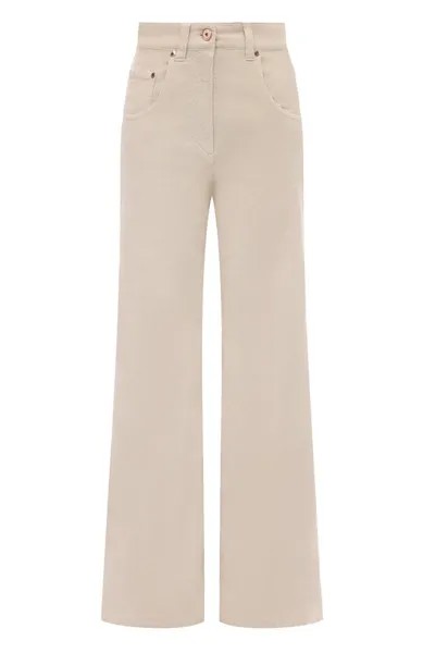 Брюки из хлопка и кашемира Brunello Cucinelli
