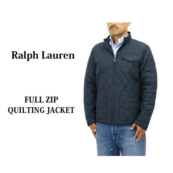 Мужская стеганая куртка Polo Ralph Lauren, охотничья куртка - Темно-синий -