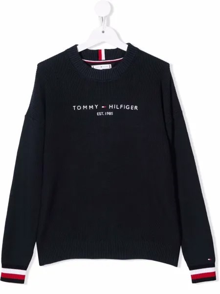 Tommy Hilfiger Junior джемпер с вышитым логотипом