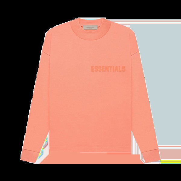 Футболка Fear Of God Essentials Fear of God Essentials Long-Sleeve 'Coral', оранжевый
