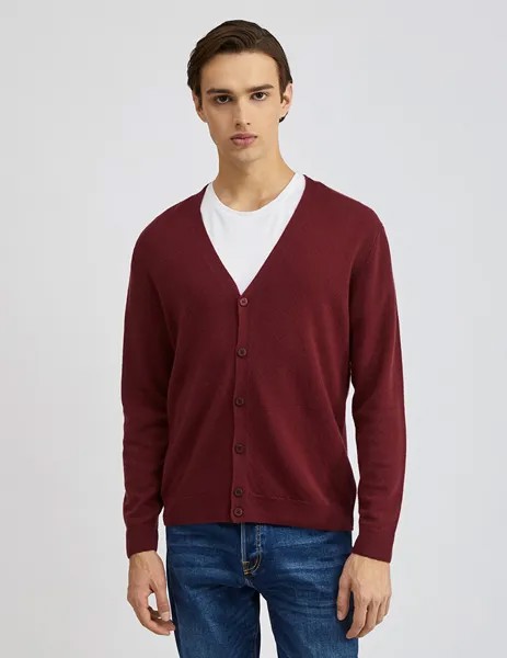 Кардиган мужской 21A_1002U6653 United Colors of Benetton красный XL