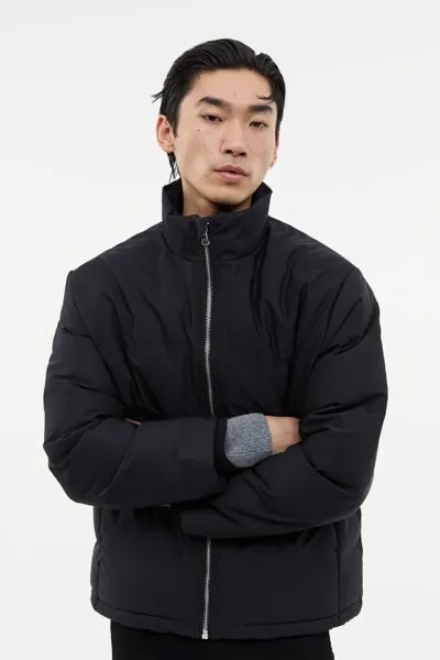 Стеганая куртка стандартного кроя H&M, черный