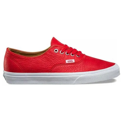 Кожаные кеды Vans Authentic Decon (Premium Leather) VA38EPMRV красные (36.5)