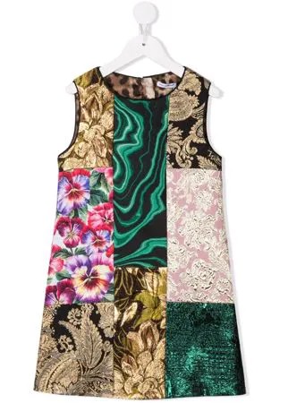 Dolce & Gabbana Kids жаккардовое платье