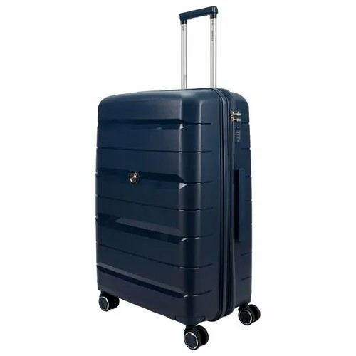 Умный чемодан Ambassador Comete, 120 л, размер L, синий