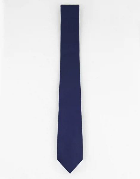 Темно-синий галстук Topman
