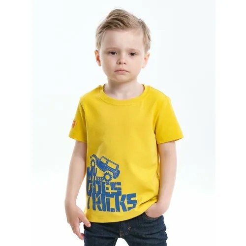 Футболка Mini Maxi, размер 104, желтый