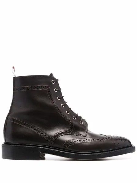 Thom Browne ботинки с подошвой Goodyear, коричневый